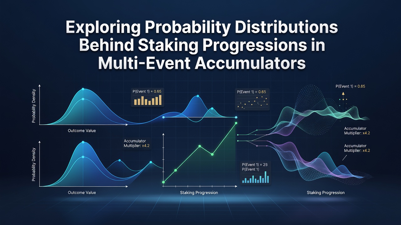 Visual representation of probability curves applied to multi-event accumulator staking models