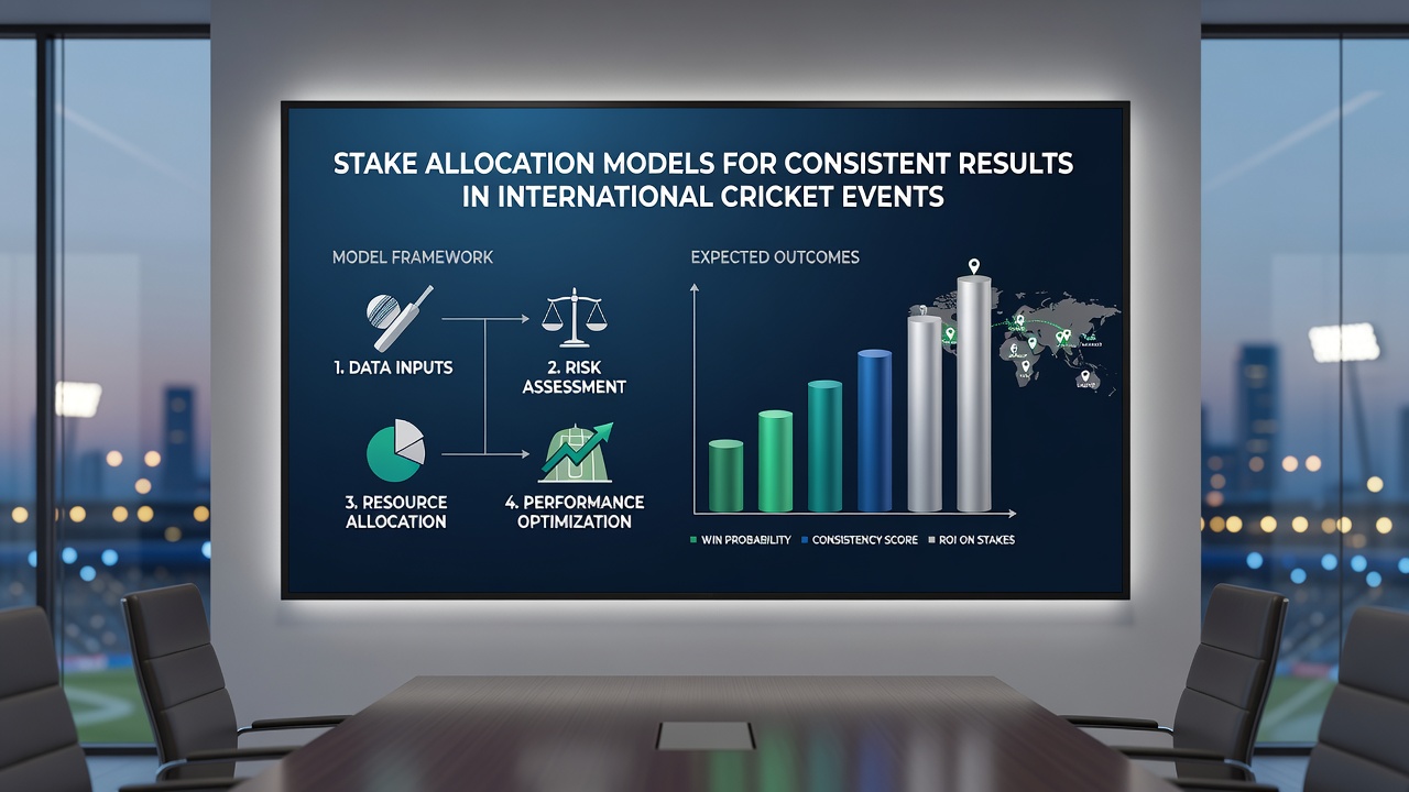 Infographic illustrating Kelly Criterion application and bankroll curves during a simulated international cricket series
