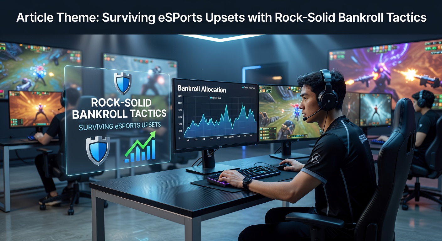 eSports players competing intensely in a high-stakes match, highlighting the unpredictability of upsets