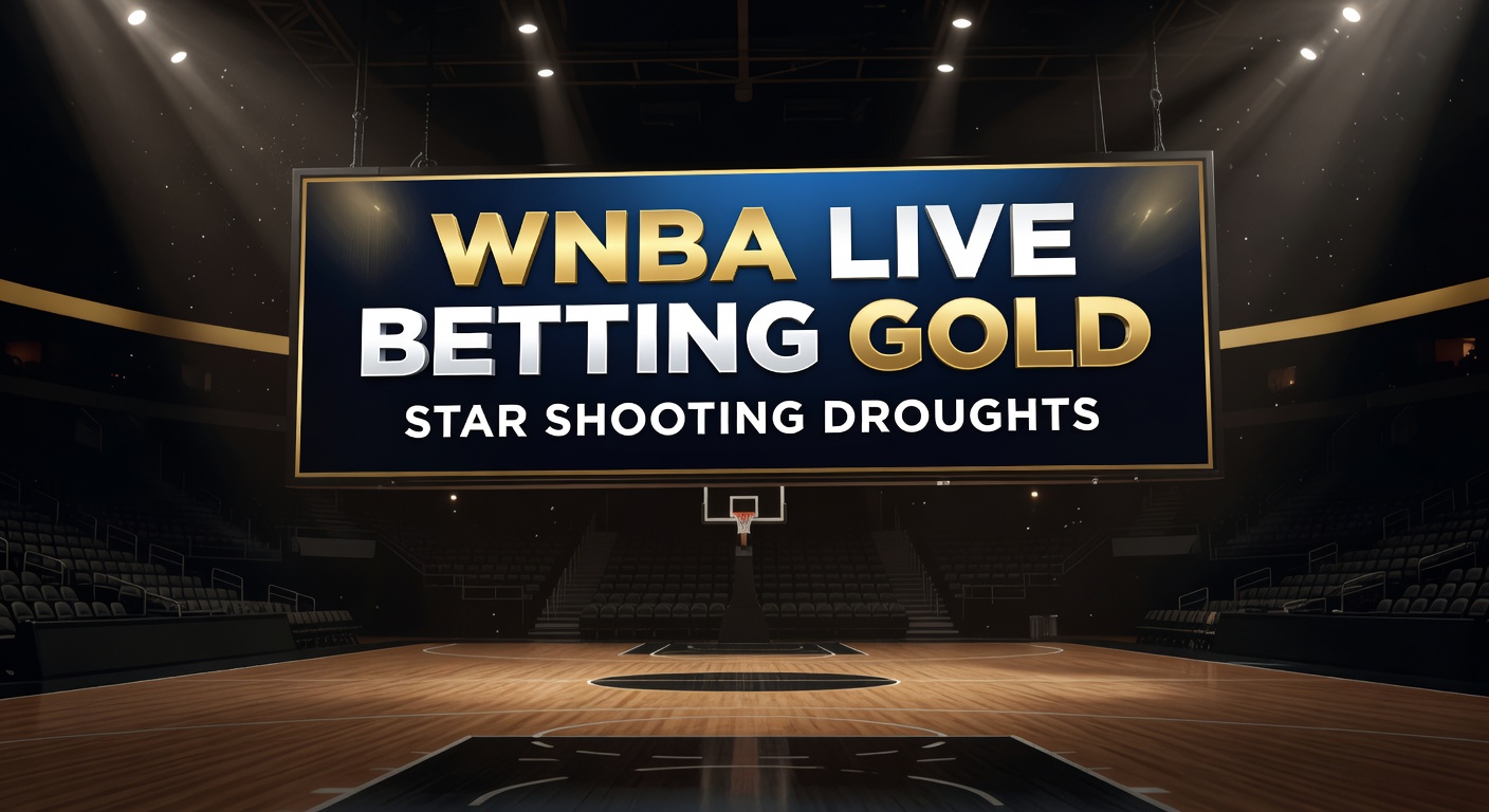 Live betting interface showing shifting WNBA odds during a star player's shooting slump